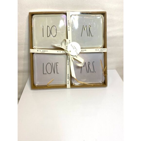 NIB Rae Dunn Love Coasters - Picture 1 of 2